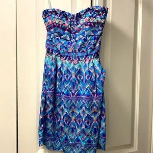 Charlie Jade Strapless Dress with pockets